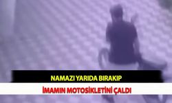 Namazı Yarıda Bırakıp İmamın Motosikletini Çaldı