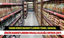 Tarım Kredi Marketlerinin Temel Gıdada, Zincir Marketlerden Pahalı Olduğu Ortaya Çıktı
