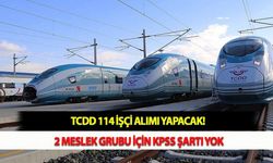 TCDD 114 İşçi Alımı Yapacak! 2 Meslek Grubu İçin KPSS Şartı Yok