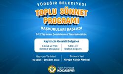 Yüreğir Belediyesi toplu sünnet programı kayıtları başladı