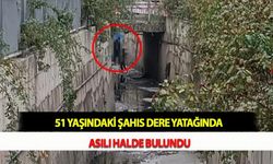 51 Yaşındaki Şahıs Dere Yatağında Asılı Halde Bulundu