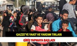 Gazze'ye Yakıt ve Yardım Tırları Giriş Yapmaya Başladı