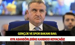 Gençlik ve Spor Bakanı Bak: KYK Asansörlerine Karekod Koyacağız
