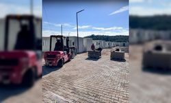 Hassa Belediyesinin konteyner kentte hizmetleri devam ediyor