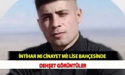 İntihar mı Cinayet mi! Lise Bahçesinde Dehşet Görüntüler