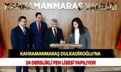 Kahramanmaraş Dulkadiroğlu'na 24 Derslikli Fen Lisesi Yapılıyor