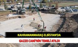 Kahramanmaraş Elbistan'da Gazze Cami'nin Temeli Atıldı