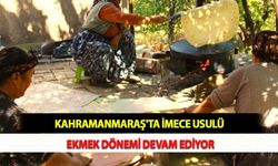 Kahramanmaraş'ta İmece Usulü Ekmek Dönemi Devam Ediyor