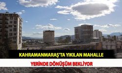 Kahramanmaraş'ta Yıkılan Mahalle Yerinde Dönüşüm Bekliyor