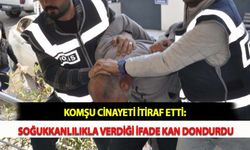 Komşu Cinayeti İtiraf Etti: Soğukkanlılıkla Verdiği İfade Kan Dondurdu