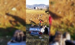 Kontrolden çıkan otomobil şarampole devrildi, 1 yaralı