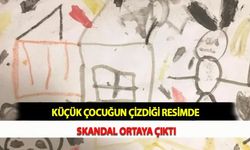 Küçük Çocuğun Çizdiği Resimde Skandal Ortaya Çıktı