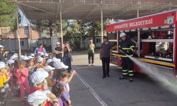 Osmaniye’de minik öğrenciler itfaiye ile tanıştı
