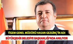 TİGEM Genel Müdürü Hasan Gezginç’in Adı Büyükşehir Belediye Başkanlığı’nda Anılıyor