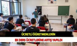 Ücretli Öğretmenlerin Ek Ders Ücretlerine Artış Yapıldı