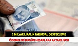 2 Milyar Liralık Tarımsal Destekleme Ödemeleri Bugün Hesaplara Aktarılıyor