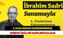 4. Uluslararası Kahramanmaraş Edebiyat Ödülleri Sahiplerini Bulacak