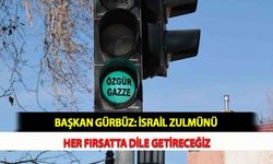 Başkan Gürbüz: İsrail Zulmünü Her Fırsatta Dile Getireceğiz