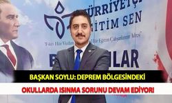 Başkan Soylu: Deprem Bölgesindeki Okullarda Isınma Sorunu Devam Ediyor!