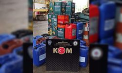 Burdur'da 820 litre kaçak yağ ele geçirildi
