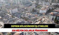 Deprem Bölgesindeki İşletmelere 530 Milyon Dolarlık Finansman!