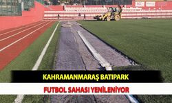 Kahramanmaraş Batıpark Futbol Sahası Yenileniyor