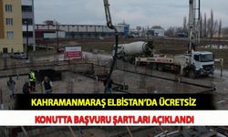 Kahramanmaraş Elbistan’da Ücretsiz Konutta Başvuru Şartları Açıklandı
