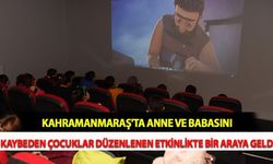 Kahramanmaraş'ta Anne ve Babasını Kaybeden Çocuklar Düzenlenen Etkinlikte Bir Araya Geldi
