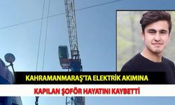 Kahramanmaraş'ta Elektrik Akımına Kapılan Şoför Hayatını Kaybetti