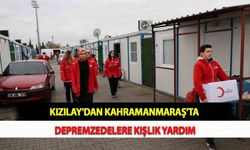 Kızılay'dan Kahramanmaraş'ta Depremzedelere Kışlık Yardım