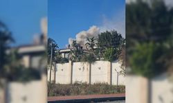 Manavgat Belediye Başkanı'nın evinin çatısındaki yangın korkuttu