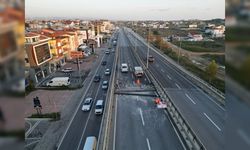 Manavgat'ta Otogar Köprülü kavşağı 15 günlük bakım alındı