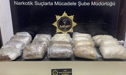Mersin'de bir tırda 22 kilo 300 gram esrar ele geçirildi