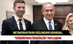 Netanyahu'nun Oğlundan Skandal: "Kürdistana Özgürlük" Paylaşımı!