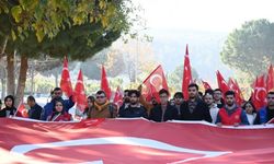 Osmaniye’de üniversite öğrencilerinden teröre lanet yürüyüşü