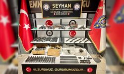 Evlerinde silah üreten kardeşlere Seyhan polisinden darbe