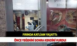 Fırında Katliam Yaşattı: Önce Yeğenini Sonra Kendini Vurdu!