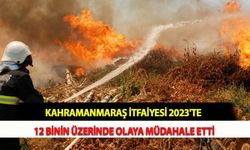 Kahramanmaraş İtfaiyesi 2023'te 12 Binin Üzerinde Olaya Müdahale Etti