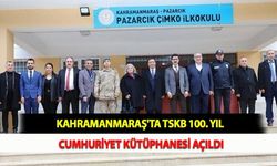Kahramanmaraş'ta TSKB 100. Yıl Cumhuriyet Kütüphanesi Açıldı