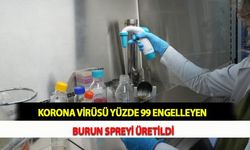 Korona Virüsü Yüzde 99 Engelleyen Burun Spreyi Üretildi