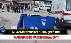 Muavinini Ezerek Öldüren Şoförün Mahkemedeki İfadesi Ortaya Çıktı
