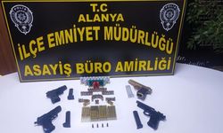 Alanya’da 26 ruhsatsız silah ve 155 fişek ele geçirildi
