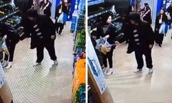 Görüntü Türkiye'den! Markette Alışveriş Yapan Kadını Böyle Taciz Etti