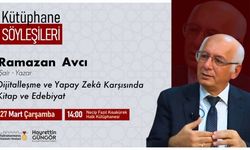 Yazar Avcı, Kahramanmaraş'ta Dijitalleşme ve Edebiyat İlişkisini Anlatacak