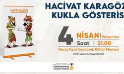 Hacivat Karagöz Gösterisi Minikler İçin Kahramanmaraş'ta Sahne Alacak