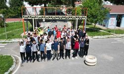 Kahramanmaraş'ta Minikler Trafik Eğitim Parkında Kuralları Öğrendi