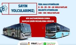 Kahramanmaraş'ta Bayramda Kapıçam’a Ücretsiz Toplu Taşıma Seferleri