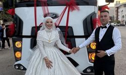Kahramanmaraşlı Şoför Kullandığı Tırı Gelin Aracı Yaptı