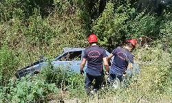 Kahramanmaraş’ta Otomobil Şarampole Devrildi: 2 Yaralı