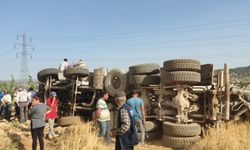 Kahramanmaraş’ta Beton Mikseri Devrildi: 1 Yaralı